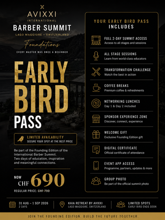 Early Bird Pass International Barber Event 31 August 2026 - 1 September 2026